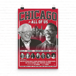 Chicago For All Of Us - Red (12"x18" Poster)