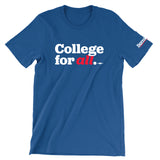 College For All (Royal Blue Tee)