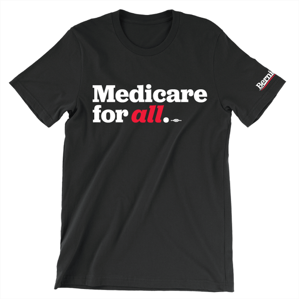 Medicare For All (Black Tee)