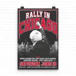 Rally In Chicago (12"x18" Poster)
