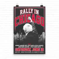 Rally In Chicago (12"x18" Poster)