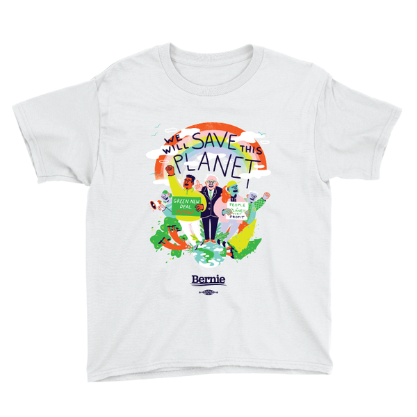 We Will Save This Planet (Youth White Tee)